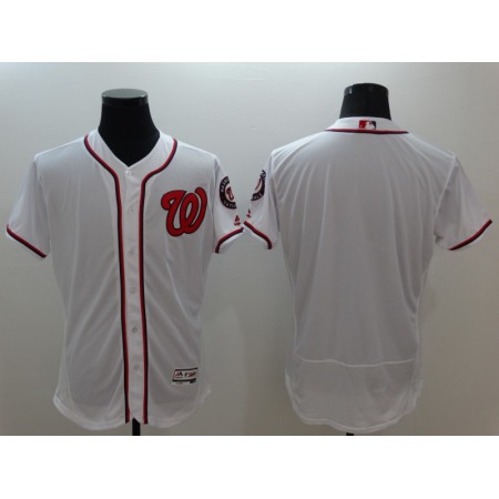 Men's Washington Nationals White Cool Base Stitched MLB Jersey