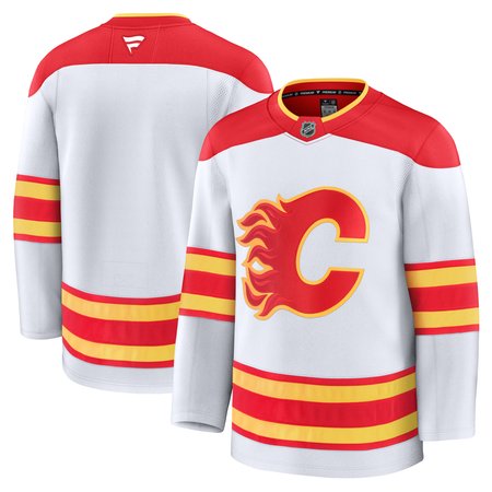 Youth Calgary Flames White Away Jersey