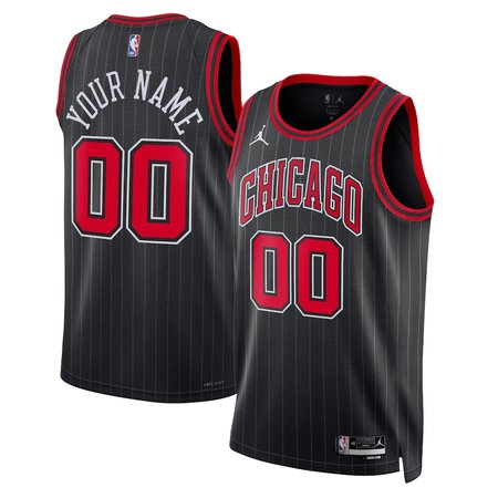 Women's Chicago Bulls Black 2022/23 Swingman Custom Statement Edition Jersey