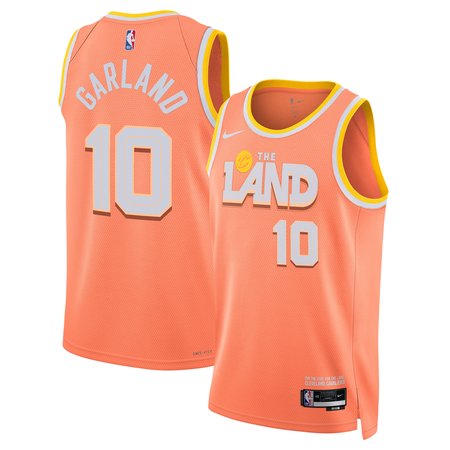 Women's Cleveland Cavaliers #10 Darius Garland Orange 2025/26 Swingman City Edition Jersey