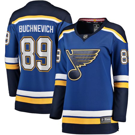 Women's St. Louis Blues #89 Pavel Buchnevich Blue Home Player Jersey