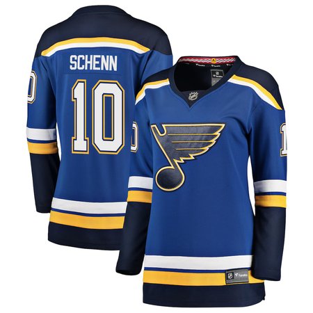 Women's St. Louis Blues #10 Brayden Schenn Blue Player Jersey