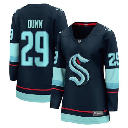 Women's Seattle Kraken #29 Vince Dunn Deep Sea Blue Home Player Jersey