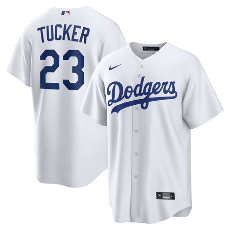 Youth Los Angeles Dodgers #23 Kyle Tucker White Home Replica Jersey