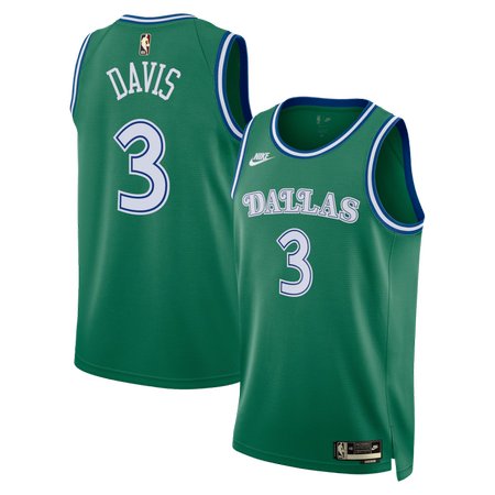 Women's Dallas Mavericks #3 Anthony Davis Green 2025/26 Hardwood Classics Jersey