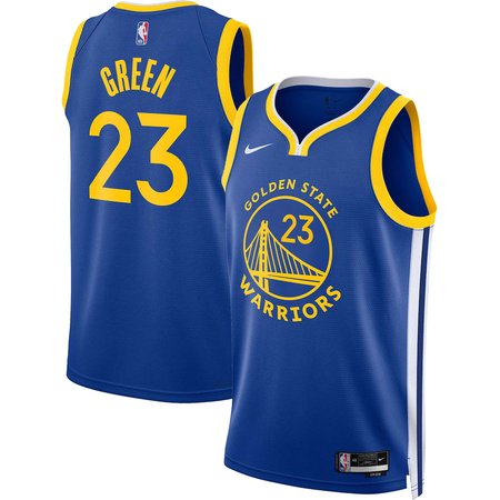 Youth Golden State Warriors #23 Draymond Green Nike Royal Swingman Icon Edition Jersey