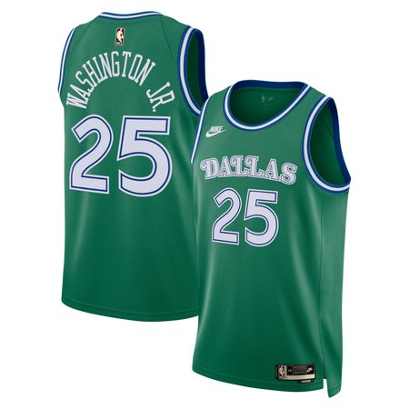 Men's Dallas Mavericks #25 P.J. Washington Jr. Nike Green Swingman Classic Edition Jersey
