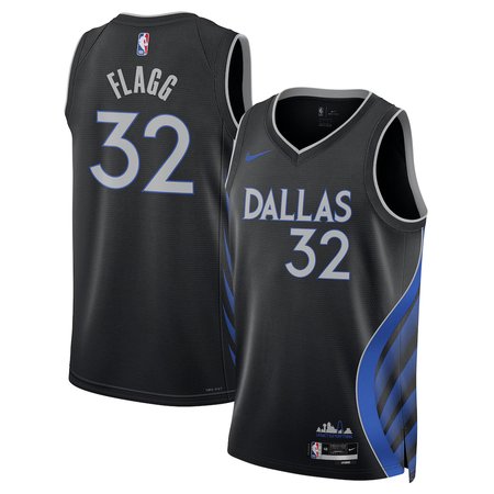 Men's Dallas Mavericks #32 Cooper Flagg Nike Black Swingman Jersey