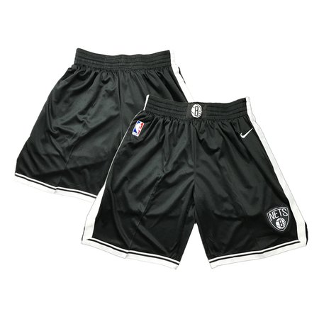 Men's Brooklyn Nets Black Shorts