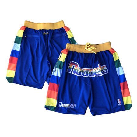 Men's Denver Nuggets Royal Shorts