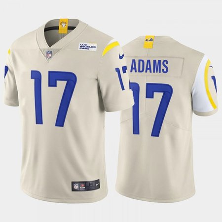 Men's Los Angeles Rams #17 Davante Adams Bone 2024 Vapor Untouchable Stitched Football Jersey