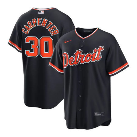 Youth Detroit Tigers #30 Kerry Carpenter Cool Base Stitched Jersey