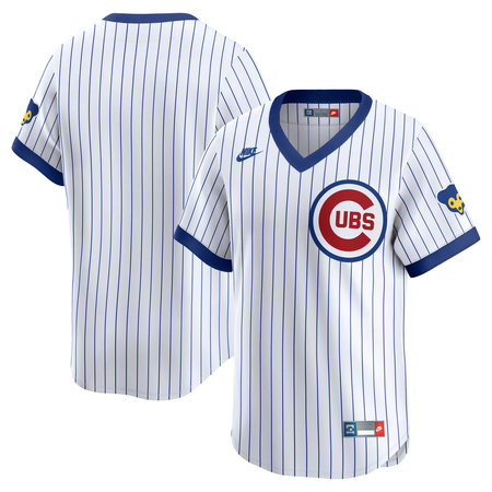 Men's Chicago Cubs Nike White Cooperstown Collection Limited Jersey