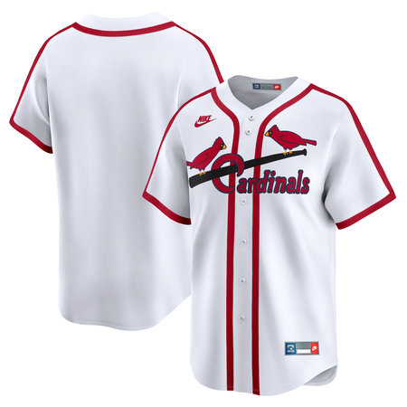 Youth St. Louis Cardinals Nike White Cooperstown Collection Limited Jersey