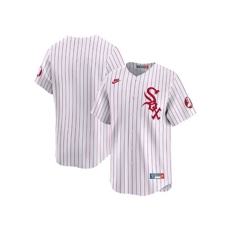 Men's Chicago White Sox Nike White Throwback Cooperstown Jersey