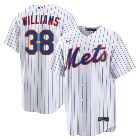 Men's New York Mets #38 Devin Williams Nike White Home Replica Jersey