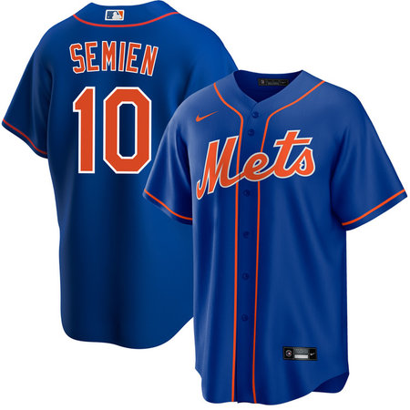Men's New York Mets #10 Marcus Semien Royal Alternate Jersey