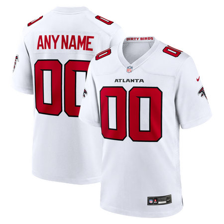 Men's Atlanta Falcons Nike White Custom Game Jersey