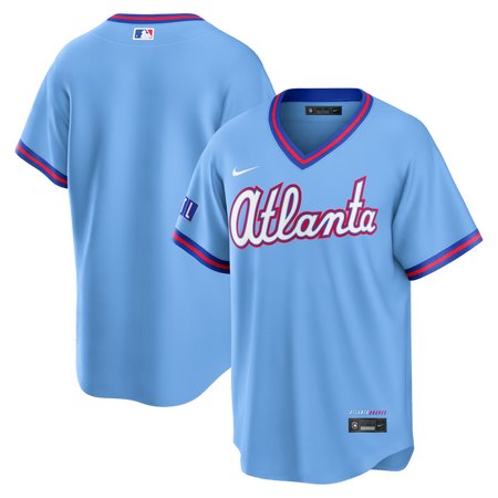 Youth Atlanta Braves Nike Powder Blue 2026 City Connect Stadium Jersey