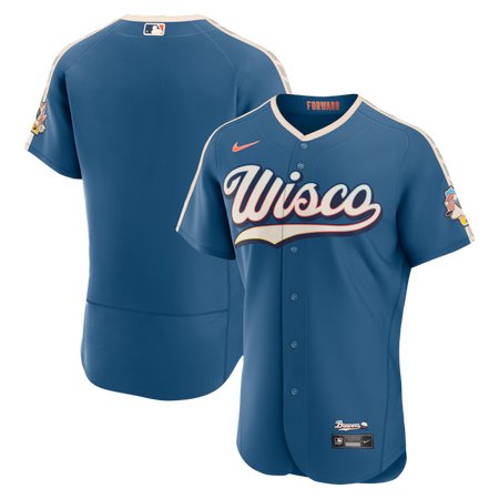Men's Milwaukee Brewers Nike Mineral Blue 2026 City Connect Authentic Jersey