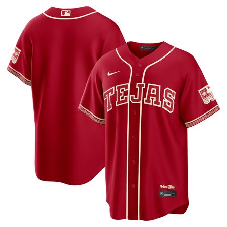 Men's Texas Rangers Nike Red 2026 City Connect Stadium Jersey