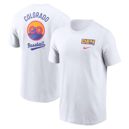 Men's Colorado Rockies Nike White 2025 City Connect Graphic T-Shirt