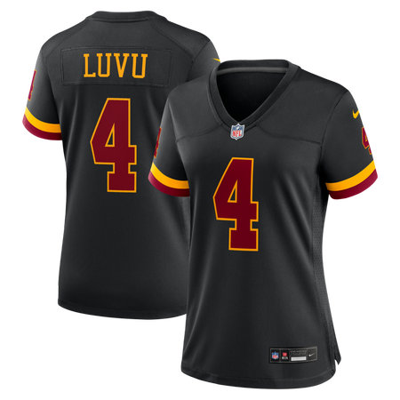 Women's Washington Commanders #4 Frankie Luvu Nike Black Hail Raiser Alternate Game Jersey