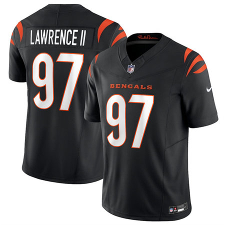 Men's Cincinnati Bengals #97 Dexter Lawrence II Black 2026 F.U.S.E. Vapor Untouchable Limited Stitched Football Jersey