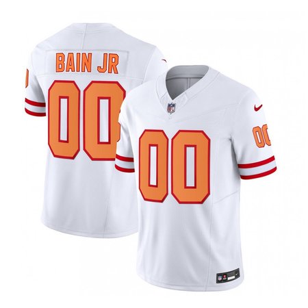 Men's Tampa Bay Buccaneers Rueben Bain Jr. White 2026 NFL Draft Vapor F.U.S.E. Limited Jersey