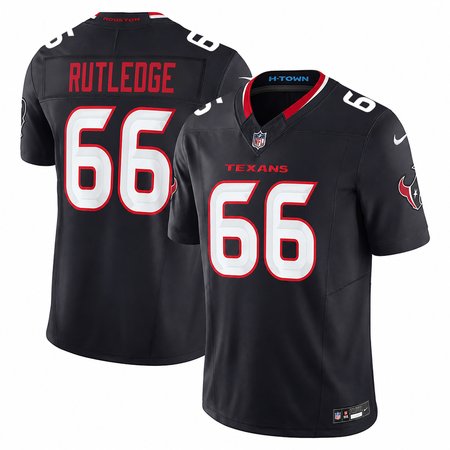 Men's Houston Texans Keylan Rutledge Navy 2026 NFL Draft Vapor F.U.S.E. Limited Jersey