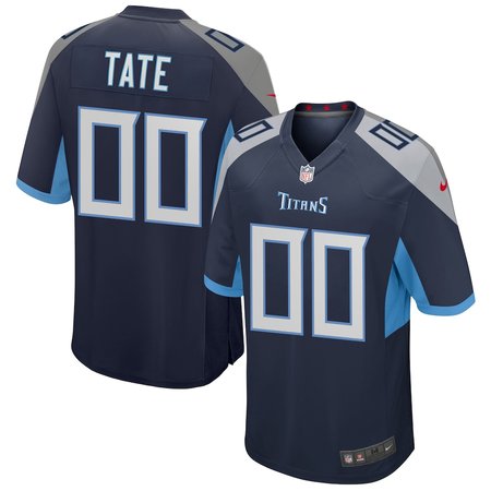Men's Tennessee Titans Carnell Tate Navy 2026 NFL Draft Game Jersey