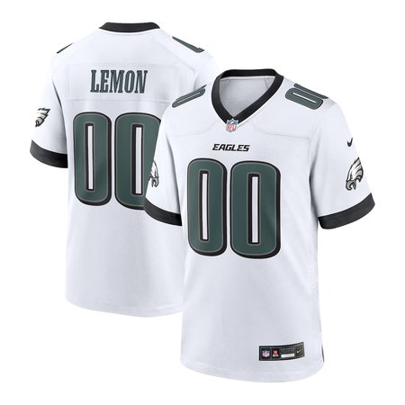 Men's Philadelphia Eagles Makai Lemon White 2026 NFL Draft Game Jersey