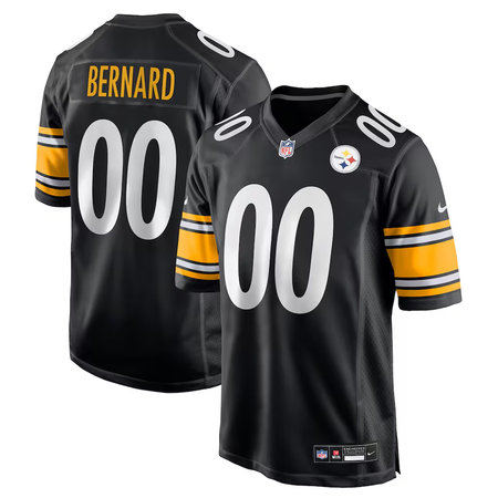 Youth Pittsburgh Steelers Germie Bernard Black 2026 NFL Draft Game Jersey