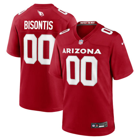 Youth Arizona Cardinals Chase Bisontis Red 2026 NFL Draft Game Jersey