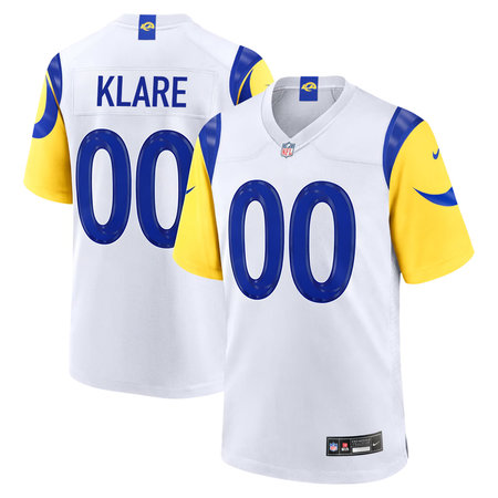 Youth Los Angeles Rams Max Klare White 2026 NFL Draft Game Jersey