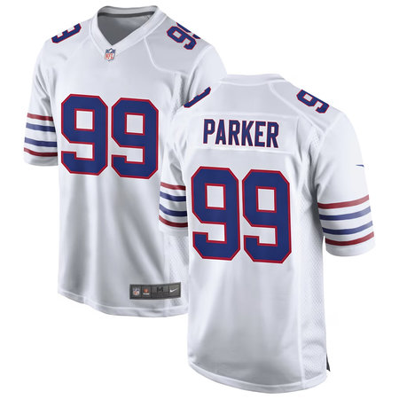 Youth Buffalo Bills #99 T.J. Parker White 2026 NFL Draft Game Jersey
