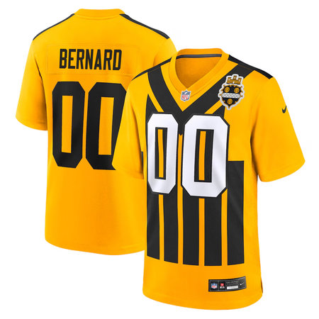 Youth Pittsburgh Steelers Germie Bernard Gold 2026 NFL Draft Game Jersey