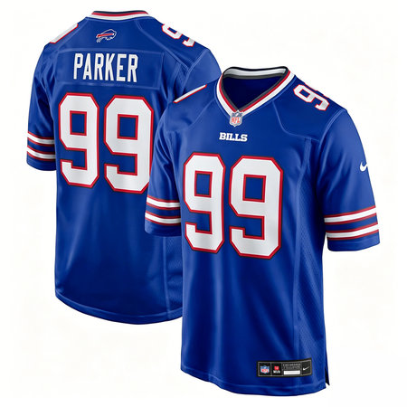 Youth Buffalo Bills #99 T.J. Parker Royal 2026 NFL Draft Game Jersey