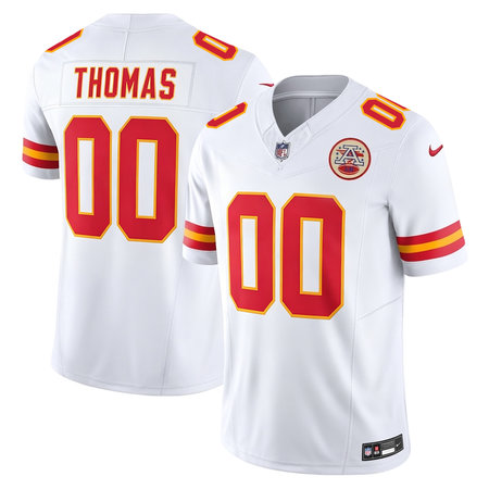 Men's Kansas City Chiefs R Mason Thomas White 2026 NFL Draft Vapor F.U.S.E. Limited Jersey