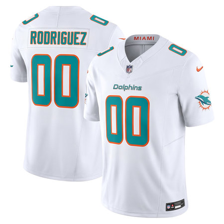 Youth Miami Dolphins Jacob Rodriguez White 2026 NFL Draft Vapor F.U.S.E. Limited Jersey