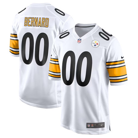 Youth Pittsburgh Steelers Germie Bernard White 2026 NFL Draft Game Jersey