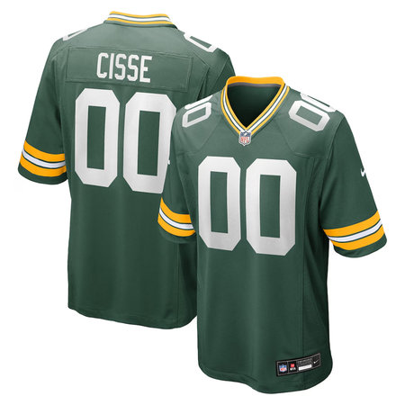Youth Green Bay Packers Brandon Cisse Green 2026 NFL Draft Game Jersey
