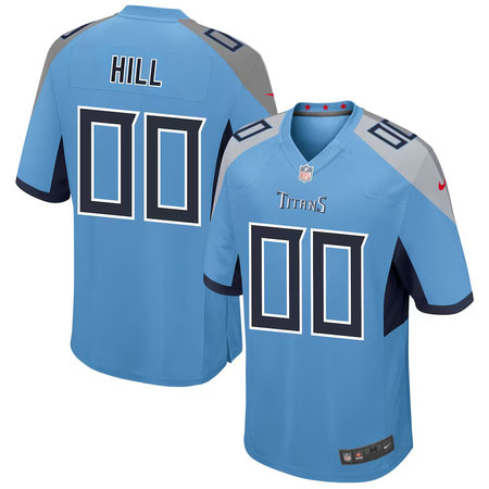 Youth Tennessee Titans Anthony Hill Blue 2026 NFL Draft Game Jersey