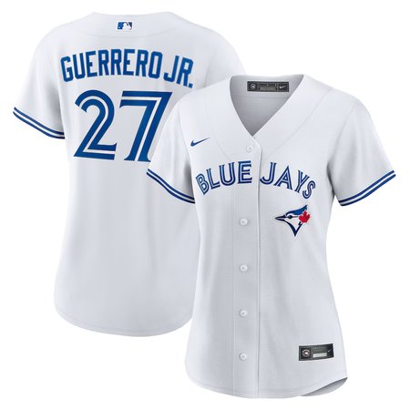 Women's Toronto Blue Jays #27 Vladimir Guerrero Jr. Nike White Home Replica Player Jersey