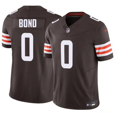 Men's Cleveland Browns #0 Isaiah Bond Brown 2026 NFL Draft Vapor F.U.S.E. Limited Jersey