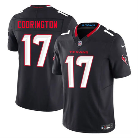Youth Houston Texans #17 Brandon Codrington Navy 2026 NFL Draft Vapor F.U.S.E. Limited Jersey