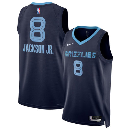 Men's Memphis Grizzlies #8 Jaren Jackson Jr. Nike Navy Swingman Icon Edition Jersey