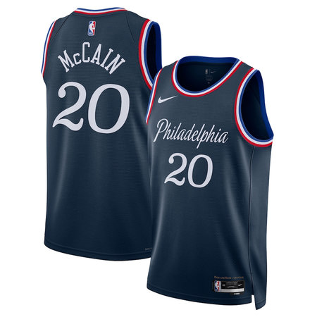 Women's Philadelphia 76ers #20 Jared McCain Nike Navy 2025/26 Swingman City Edition Jersey