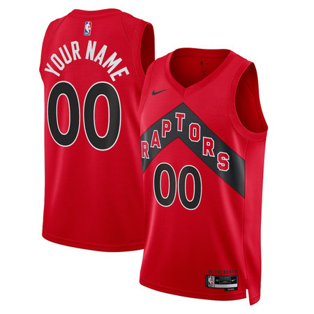 Men's Toronto Raptors Nike Red Swingman Icon Edition Custom Jersey