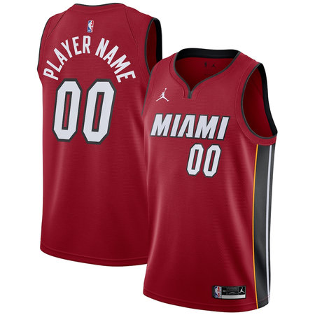 Men's Miami Heat Nike Red Swingman Statement Edition Custom Jersey
